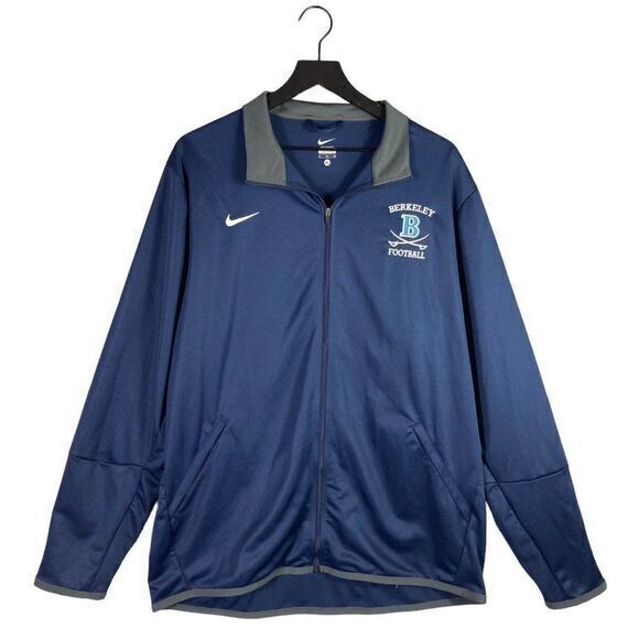 Berkeley Nike Football Jacket Mens Size XL Cal Bears‎ Full Zip University NCAA - Picture 1 of 9